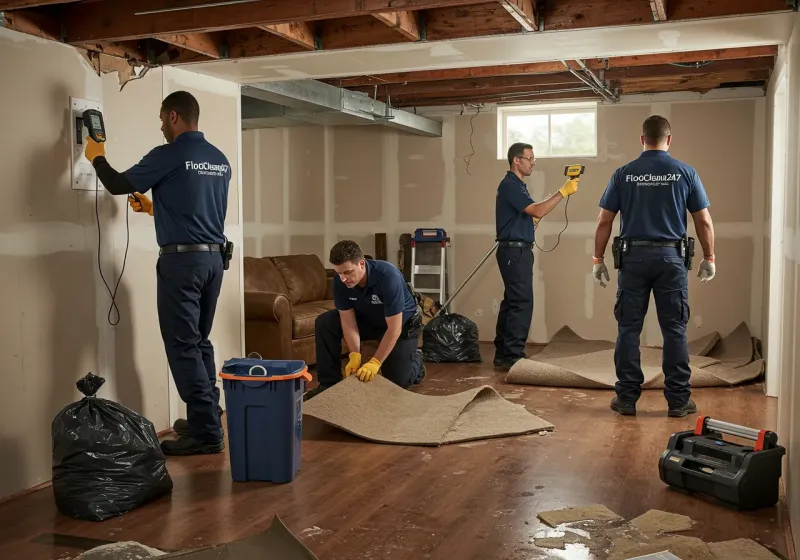 Flood DamageMaterial Assessment and Debris Removal process in Rio Bravo, TX